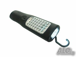 Акумулаторна LED Работна Лампа с 35 Диода и зарядно на 12V и 220V
