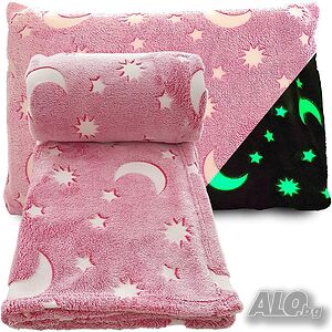 Светещо в тъмното детско одеяло Magic Blanket, 120 х150 см