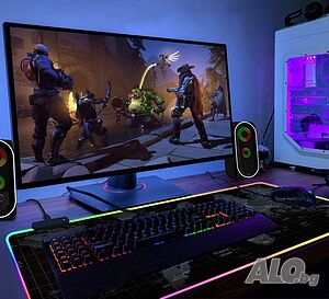 RGB Светеща Подложка за Мишка и Клавиатура Карта на Света