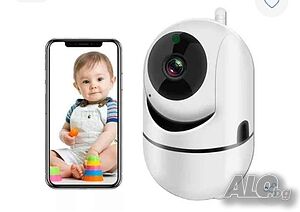 Камера за вътрешно наблюдение тип БЕБЕФОН, IP Smart Wireless Wi-Fi HD 720P Android и IoS