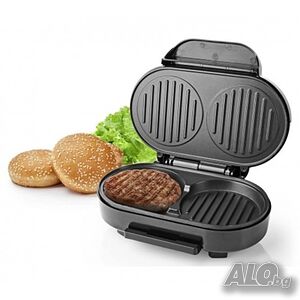 Уред за сандвичи Lexical LHM-2350, 1000W, скара, грил, Незалепващи плочи