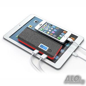 Външна батерия Powerbank 10000 mAh с LED дисплей