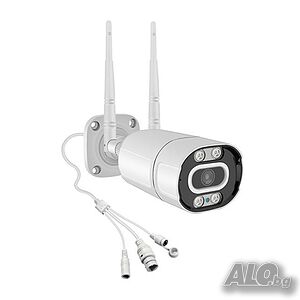 Нов Модел Външна WiFi Камера с метален корпус и нощно виждане до 40 метра, 3MPX