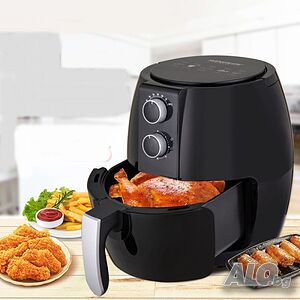 ПРОМО!! Фритюрник Air Fryer с горещ въздух 1350W за пържене без мазнина, 4.5 L