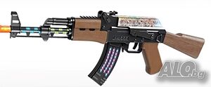 Детски Автомат Калашников със звук и светлина