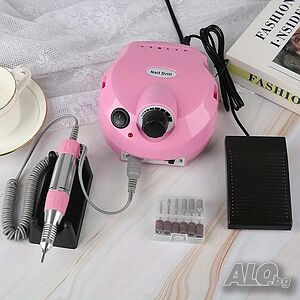Професионална пила за маникюр Nail Drill 35000 RPM розова