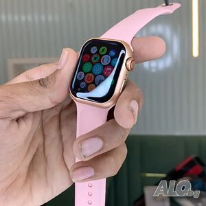 Дамски Смарт Часовник с розова каишка и Amoled дисплей