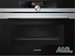 ••NEW•• Комбинирана микровълнова фурна Siemens от неръждаема стомана CM636GBS1 iQ700
