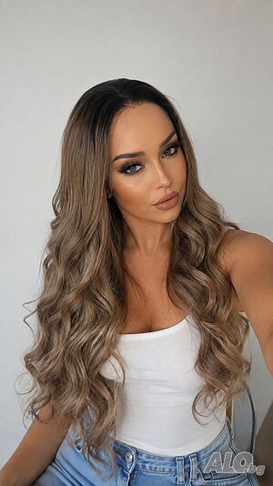 86см Кестенява къдрава лейс фронт nepyka - lace front wig
