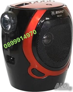 Преносим мини радиоприемник: MP3 плеър, LED фенер, USB вход, SD слот
