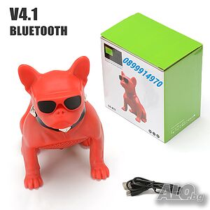 Преносим bluetooth високоговорител 3D модел на високоговорител-френски булдог