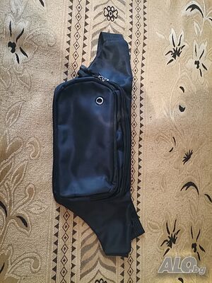Ръчна чанта за кръста, черна