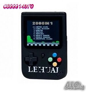 Ретро джобна игрална конзола LEHUAI 2000 В 1