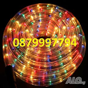 LED диоден маркуч многоцветен, светеща лента, светещ маркуч 10м.