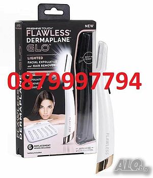 Уред за обезкосмяване Flawless Dermaplane Glo