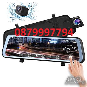 Видеорегистратор огледало с две камери DVR 9.66inch FULL HD