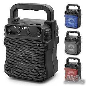 Активна караоке Bluetooth, мини тонколона KTS-1092