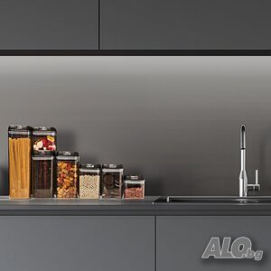🛒 Комплект от 7 херметични контейнера - Сигурно съхранение и перфектна организация 🛒