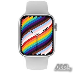 ⌚ Смарт часовник W17 PRO 1.9 инча, 210mAh - Сменяща се каишка, Черен, Бял, Розов! ⌚