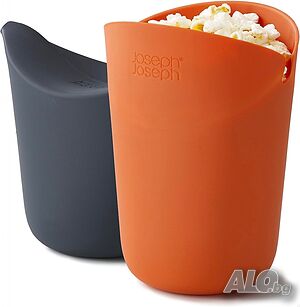 🍿 Уред за приготвяне на една порция пуканки в микровълнова, без мазнина 🍿