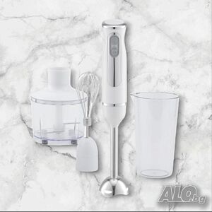 🥄 Пасатор с Чопър Voltz, 800W, Метален накрайник с бр. 1 колба 0.7л.2 ГОДИНИ ГАРАНЦИЯ 🥄