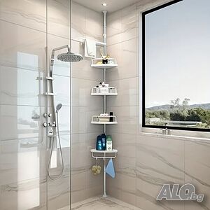 🛁 Етажерка за баня - ъглова - Практичност и стил за вашата баня 🛁