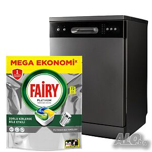 🍽️Внос Турция 72бр Fairy Platinum, капсули за съдомиялна машина - Мощно почистване! 🍽️