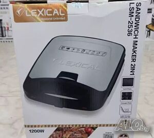 🍞 Тостер преса Lexical LSM-2536 - Многофункционален уред 2 в 1 за вашата кухня! 🍞
