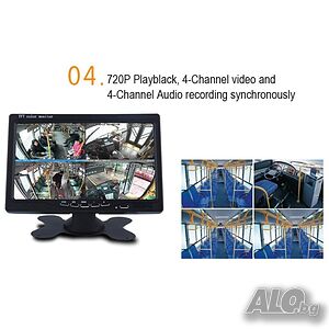 MDVR 4-канален видеорегистратор за автобус и камион AC67. ✨