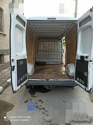 Транспортни услуги с товарен бус за СОФИЯ и Страната- Ducato MAXI база