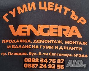 Монтаж и продажба на употребявани гуми, алуминиеви и желязни джанти. Внос от Германия