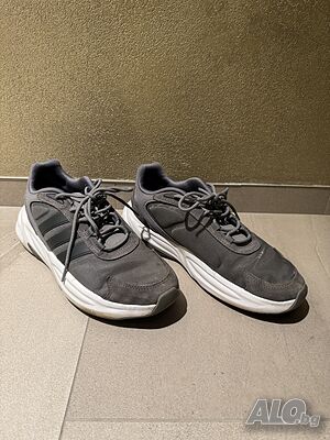 adidas Sportswear Спортни обувки с велур, Сив