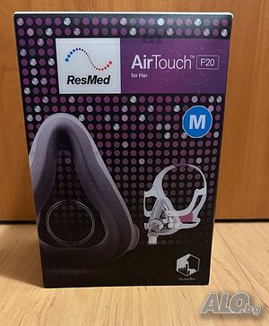 Маска за цялото лице с вентилация ResMed AirTouch F20 ResMed / ResMed UltraSoft / Memory Foam
