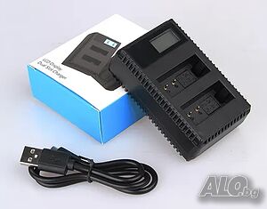 Зарядно JHTC за батерии Sony NP-F550/F750/F950/, NP-FM50/FM500H/QM71 чисто ново