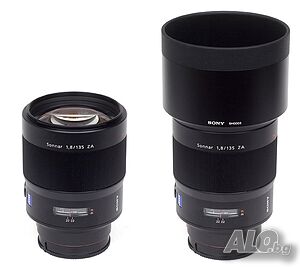 Sony обектив Carl Zeiss Sonnar T*135 mm f/1.8 ZA като нов
