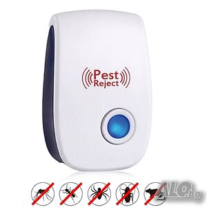 Pest Reject ултразвуков репелент против гризачи и насекоми - без химикали, за дома и офиса