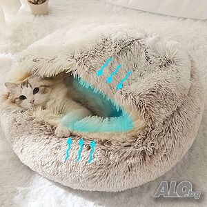 Меко котешко легло, хралупа, заслон за котки и други домашни любимци
