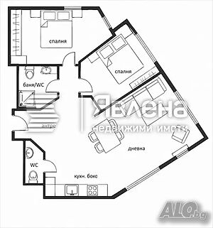 Тристаен апартамент, гр. Бургас Тристаен апартамент 96 кв.м Тухла 2026 г. Непоследен | Апартаменти | Славейков Бургас