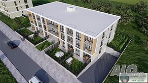 Двустаен апартамент с дворно пространство в с. Марково Двустаен апартамент 57 кв.м Тухла 2026 г. 1 етаж Партер | Апартаменти | Марково