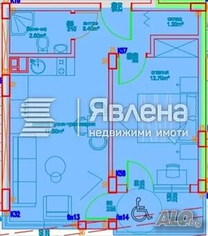 Продажба на Двустаен апартамент в проект в ж.к. Славейков до Мол Галерия и Кауфланд!!!