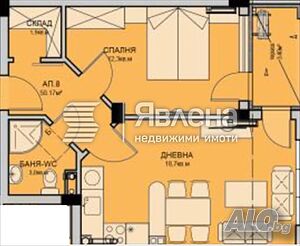Компактен двустаен апартамент в сграда пред Акт 16