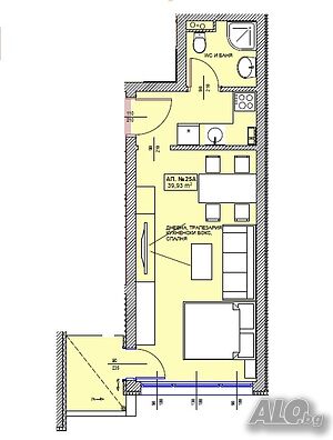Студио с отделна кухня в Поморие ID: 154307