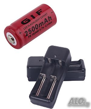 Акумулаторни батерии 9V, CR2, AA, AAA, TR16340 (CR123A, CR17345, K123A...) 2500 mAh и зарядни