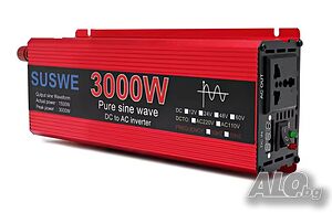 РАЗПРОДАЖБА: 3 kW РЕАЛНА МОЩНОСТ, чиста синусоида, висококачествен надежден инвертор