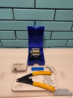 FTTH Fiber Tool Kit 3 в 1 - FC-6S Fiber Cleaver и Fiber Optic Stripper CFS2