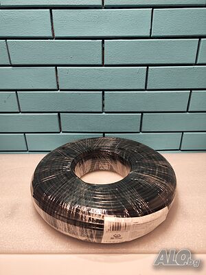 Mr. Tronic Cat 6 Ethernet Кабел 100м - 1 Gbps, Черен, UTP CCA