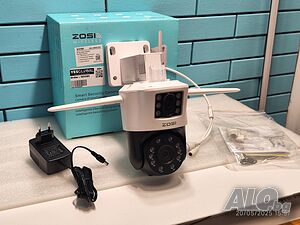 ZOSI C298 SE 6MP външна камера с 360° изглед и двойна леща