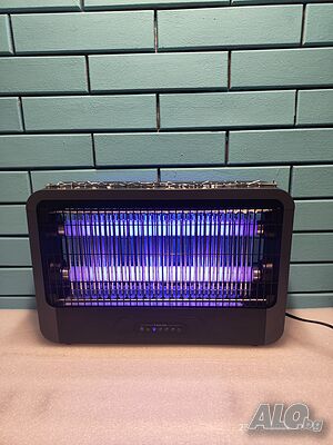 Нов Унищожител на насекоми FethFire Fly Zapper, 4000V, Двустранна UV Лампа