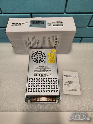 Захранване 36V 16.6A 600W - AC 220V към DC преобразувател