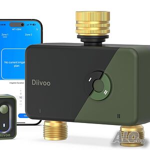 Diivoo WiFi таймер за поливане с 2 изхода